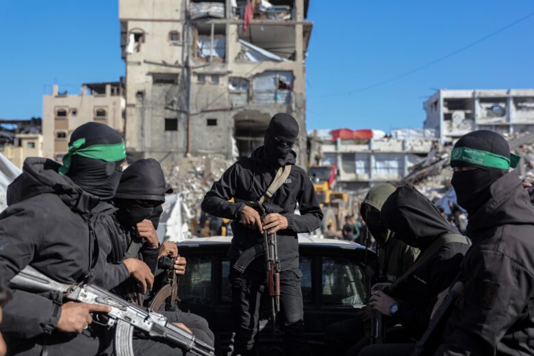The Izz ad-Din al-Qassam Brigades, the International Committee of the Red Cross, and an Egyptian delegation are conducting search efforts to recover the bodies of Israeli prisoners near the designated ''yellow zone'". Jabalia, northern Gaza Strip on December 1, 2025
